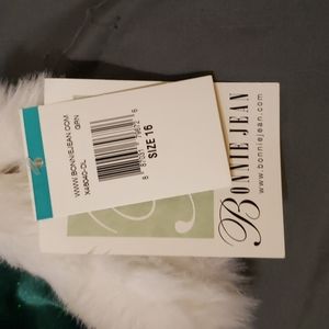 Bonnie Jean Christmas Girls Long Sleeve Empire Waist Dress, Size 16x